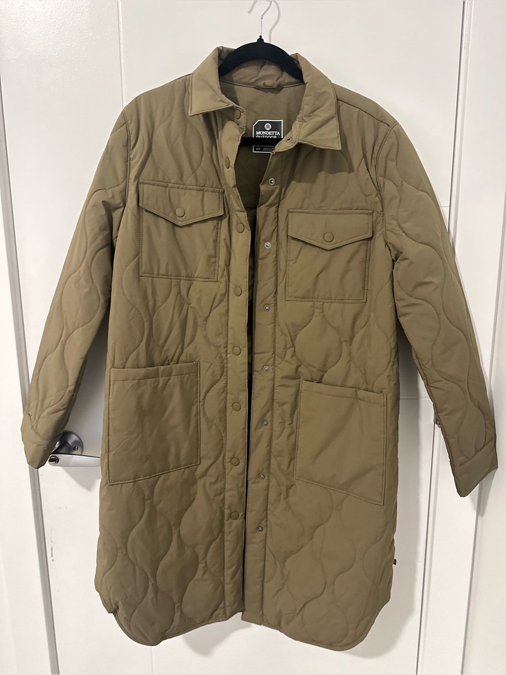 Mondetta Quilted Longline Shirt Jacket